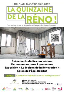 La Quinzaine de la Réno revient du 5 au 16 octobre 2026 !